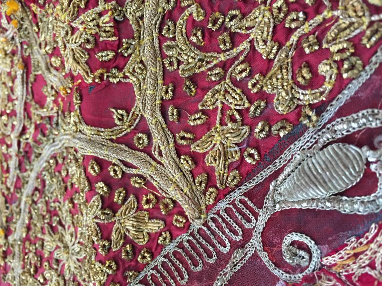 Hand Embroidered Quilted Textile from Rajasthan, India
