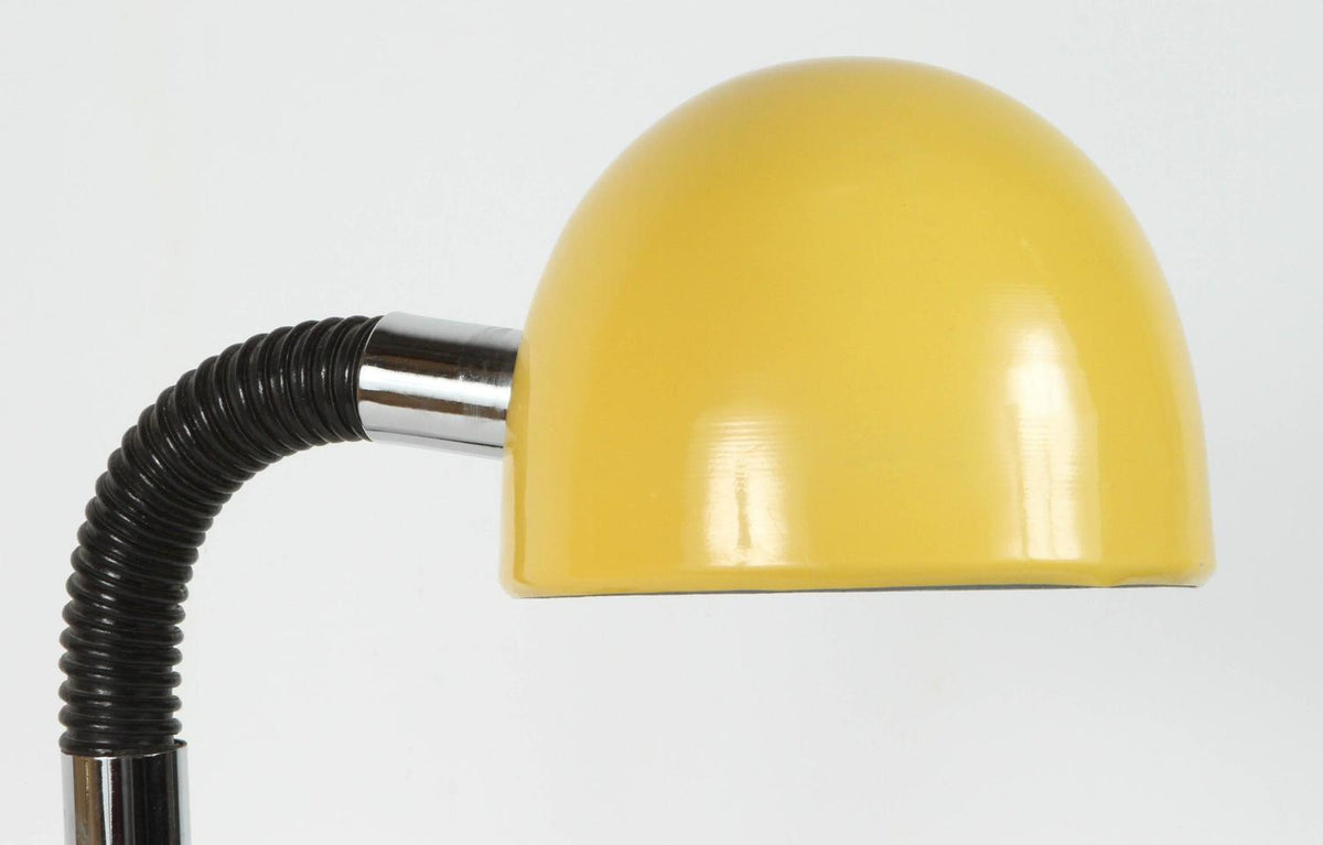 Modernist Enameld Yellow Desk Lamp