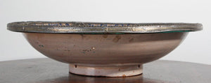 Decorative Moroccan Moorish Handcrafted Ceramic Bowl Dish from Fez
