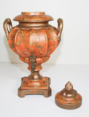 Porcelain Samovar, Tea or Coffee Urn Handmade in Italy