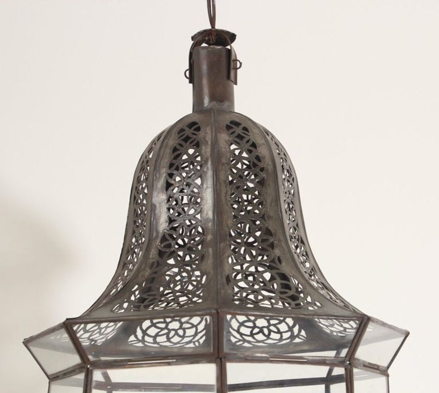Moorish Hanging Lantern by Berber Tribes of Morocco, 27\" H