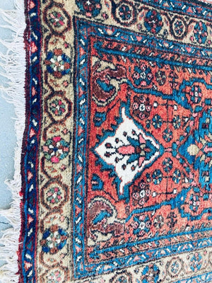 Hand Knotted Vintage Carpet Runner from Turkey