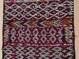 1940s Moroccan Tribal Rug African Ethnic Textile Floor Covering