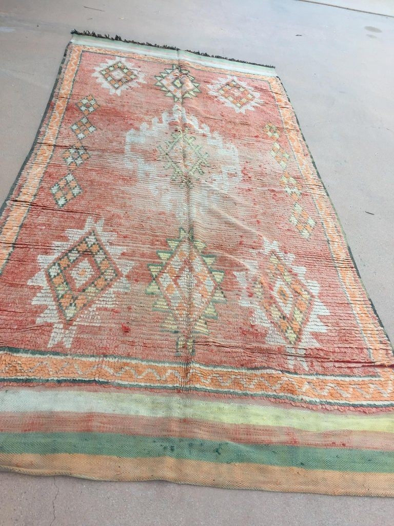 Moroccan Vintage Tribal Rug, circa 1960