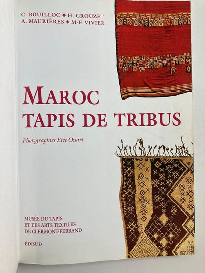 Maroc Tapis de tribus 'French' Moroccan Tribal Rugs Paperback Book