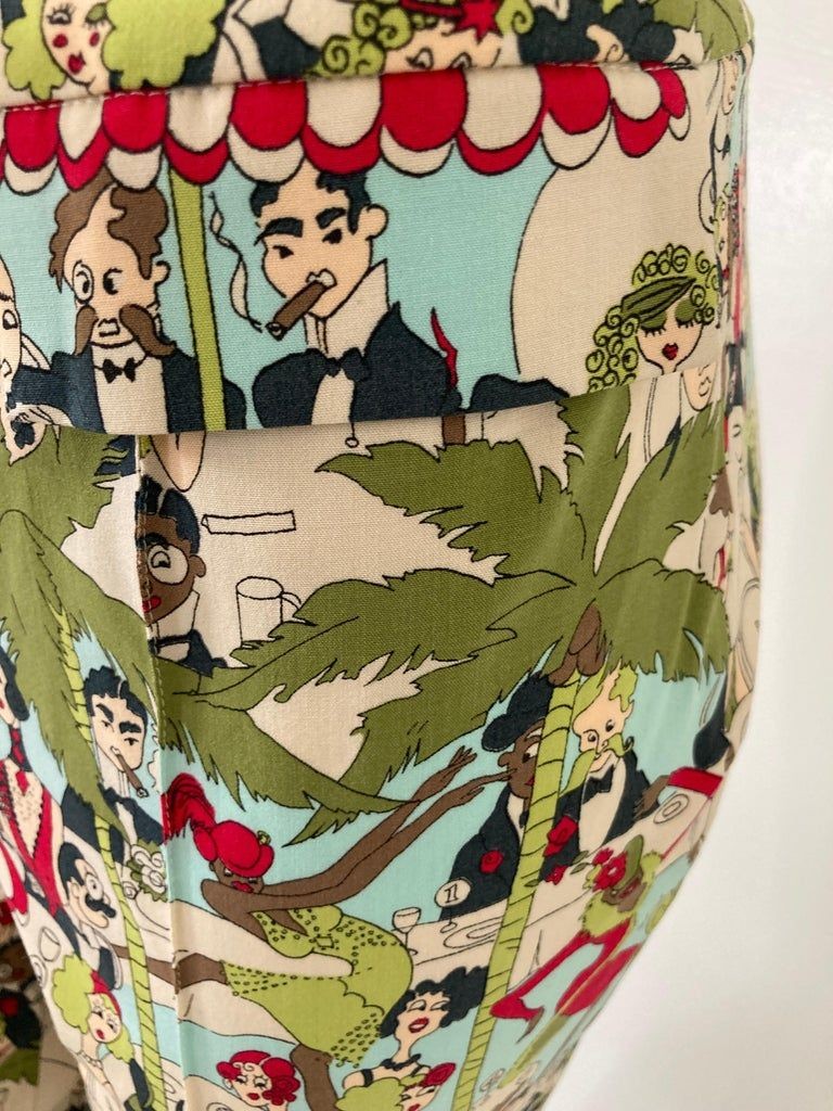 John Galliano Prints Vintage Pants, Rare Trousers, 1999's John Galliano Prints Vintage Pants, Rare Trousers, 1999's