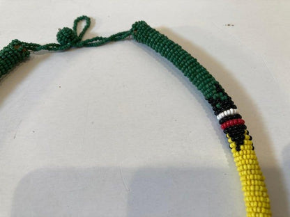 Vintage African Urembo Beaded Necklace Choker Kenya – view 5