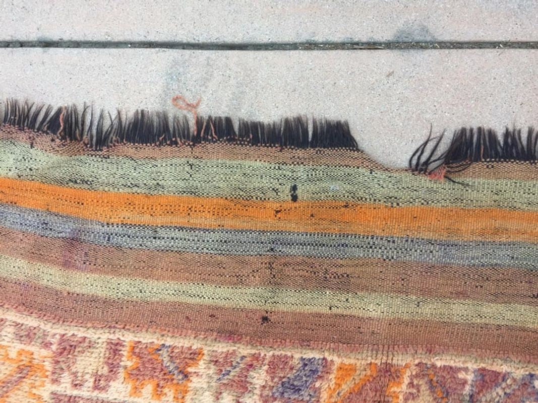 1940s Vintage Moroccan Berber Rug