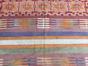 1960s Authentic Moroccan Vintage Tribal Rug