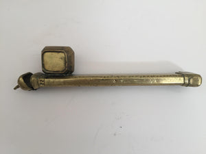 Middle Eastern Moorish Brass Inkwell Qalamdan