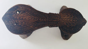 Antique Carved Wooden Harem Shoe