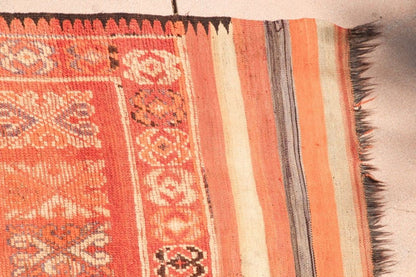 Vintage Moroccan Berber Tribal Wool Rug, 1960s, 6 x 11 Ft