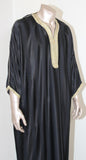 Moroccan Black Vintage Gentleman Caftan