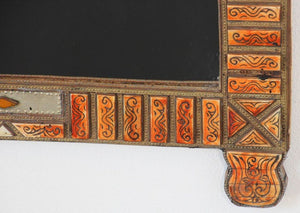 Large Moroccan Arched Moorish Mirror Inlaid