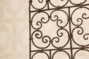 Hand Forged Iron Moorish Folding Screen