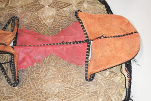 Collector Moroccan Ceremonial Gold Horse Saddle Cover