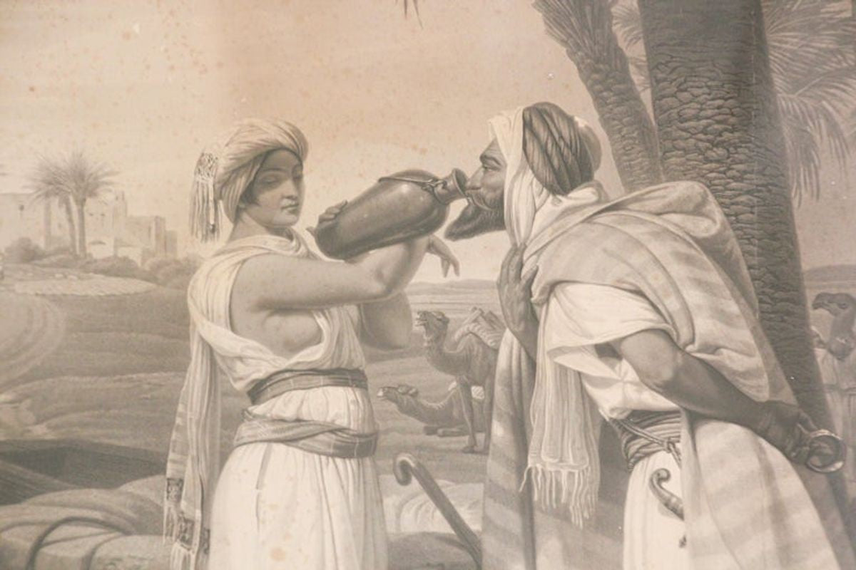 Orientalist Engraving after Horace Vernet, Empire Period
