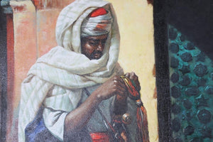 Moroccan Moorish Orientalist Oil Painting