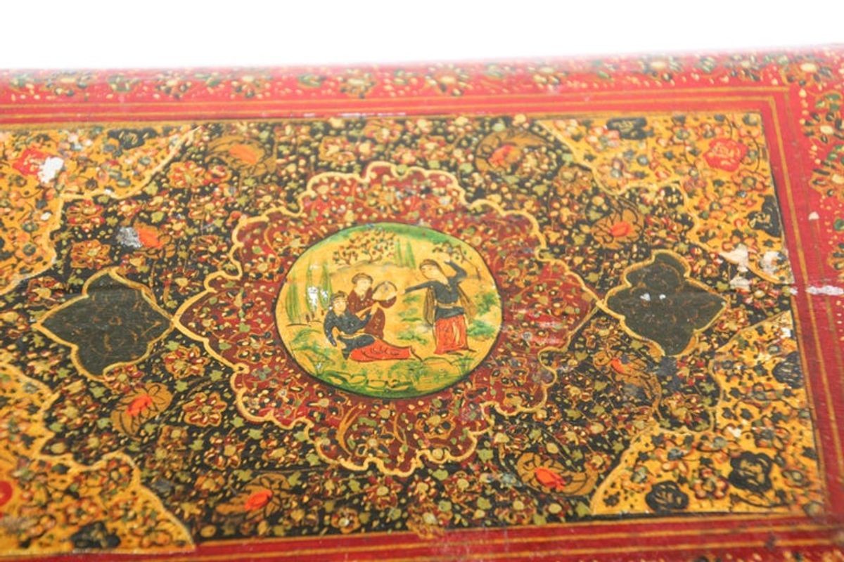 Hand Painted Middle Eastern Qajar Style Picture Photo Album