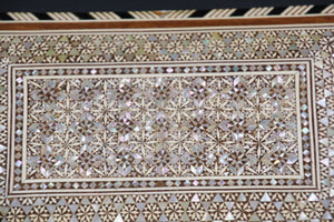 Moorish Handcrafted Middle Eastern Mosaic Inlaid Decorative Box