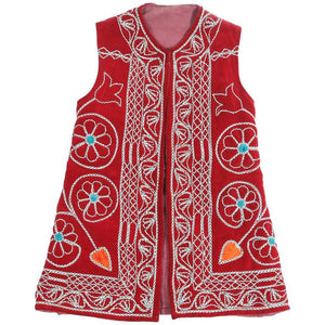 Turkish Red Ceremonial Folk Traditional Vest