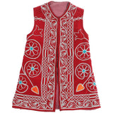 Turkish Red Ceremonial Folk Traditional Vest