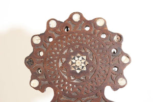 Moorish 19th Century Folding Chair Inlaid