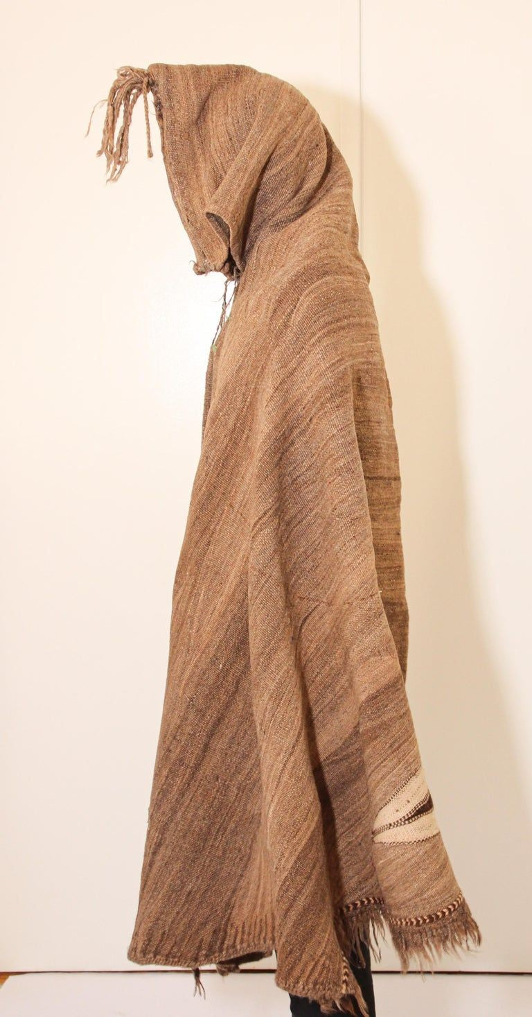 Berber North Africa Moroccan Burnous Wool Cape