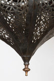 Moroccan Vintage Moorish Hanging Glass Light Fixtures A Pair