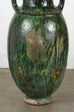 Moroccan Vintage Green Olive Jar