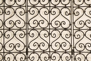 Hand Forged Iron Moorish Screen