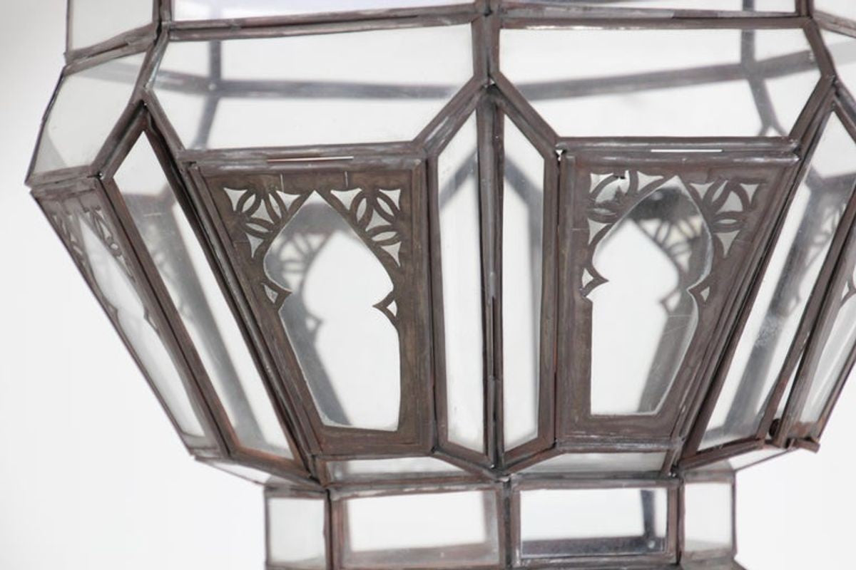 Moroccan Hanging Glass Lantern