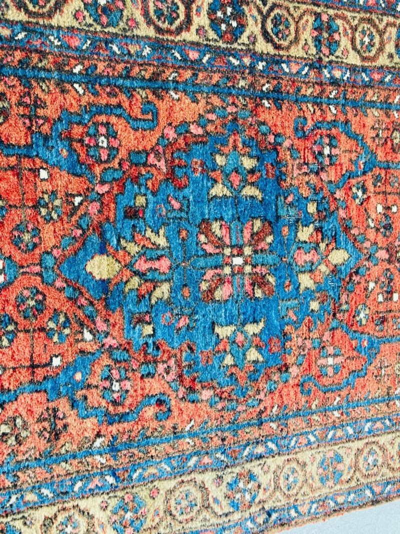 Hand Knotted Vintage Carpet Runner from Turkey
