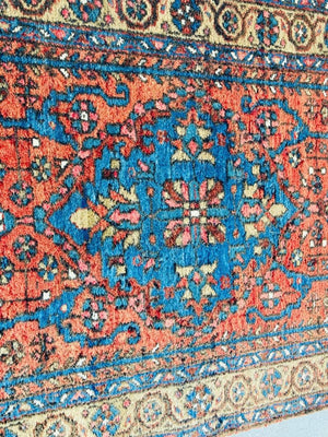 Hand Knotted Vintage Carpet Runner from Turkey