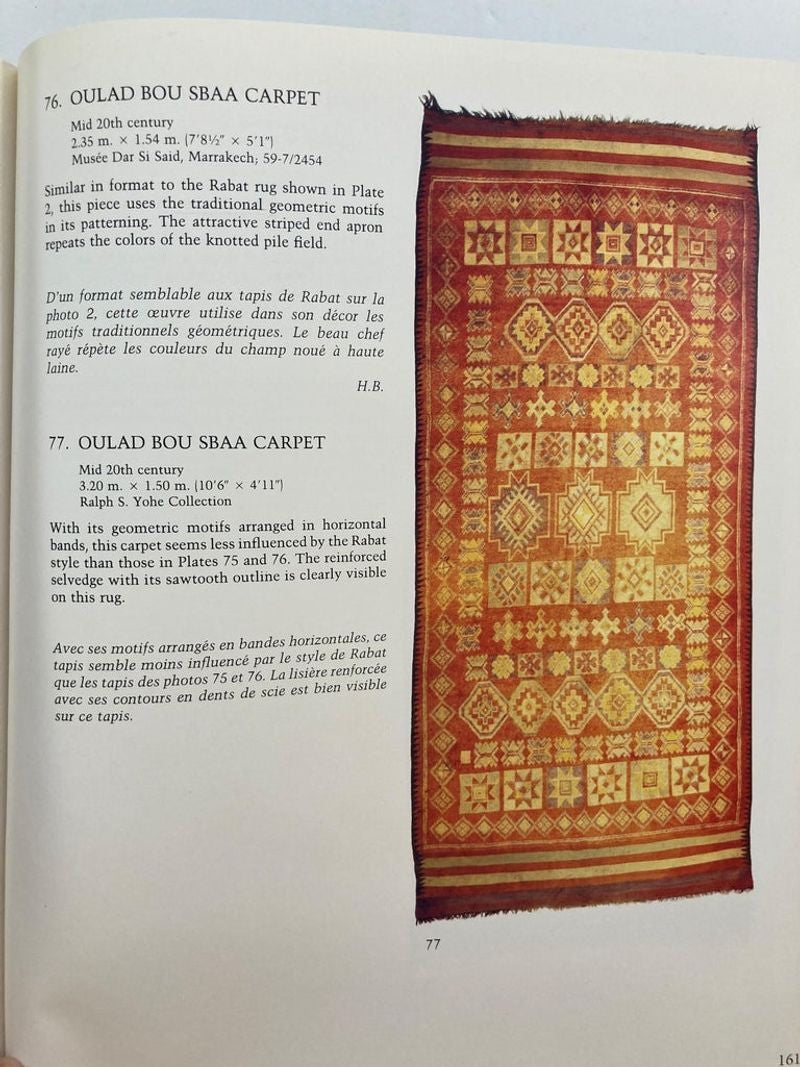 From the Far West Carpets and Textiles of Morocco Hardcover Book