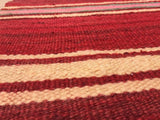 Moroccan Flat-Weave Vintage Rug