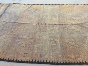 1960s Moroccan Vintage Berber Tribal Rug