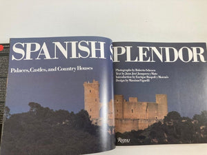 Spanish Splendor Great Palaces Castles and Country Homes Hardcover Book Rizzoli