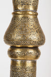 Mid 19th Century Antique Islamic Brass Candleholder Floor Lamp