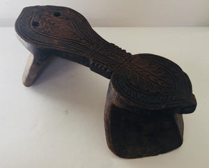 Antique Carved Wooden Harem Shoe