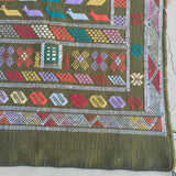 1980s Vintage Moroccan Berber Rug