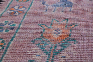 1960s Vintage Moroccan Berber Rug
