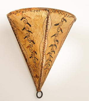 African Tribal Art Parchment Wall Decor