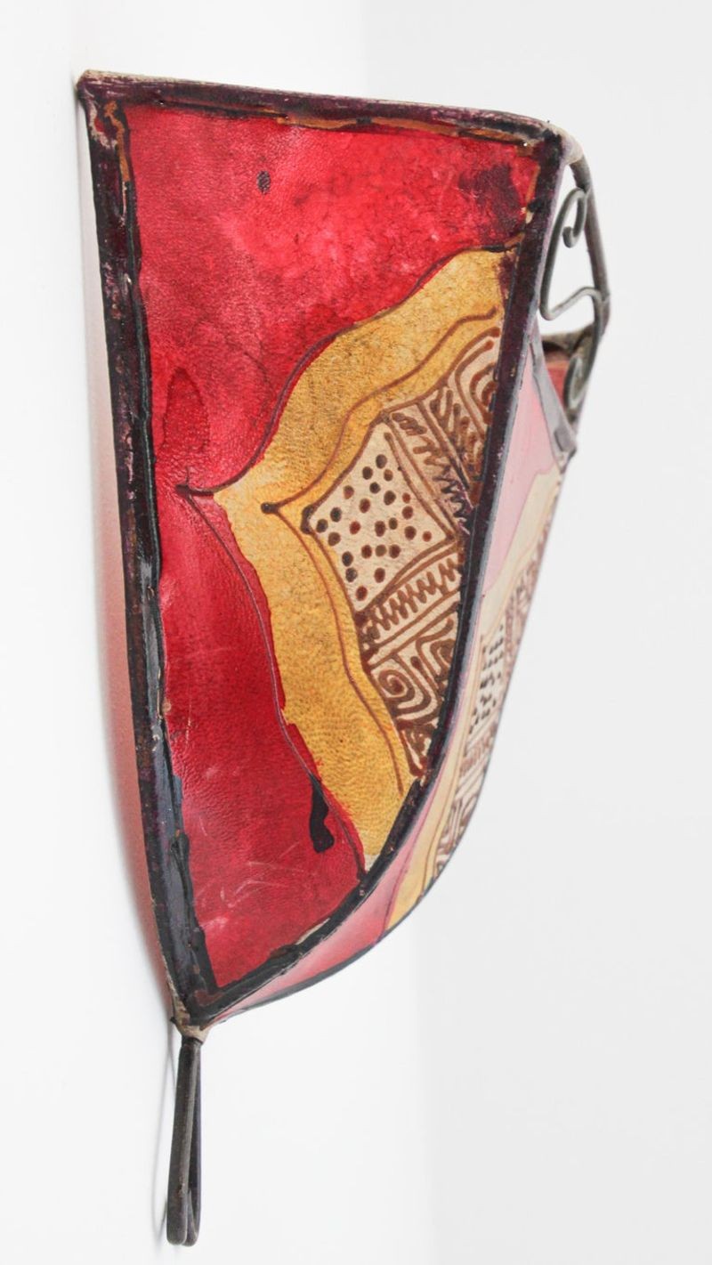 Moroccan Handpainted African Art Wall Sconce