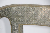 Anglo-Indian Silvered Wrapped Clad Side Chairs a Pair