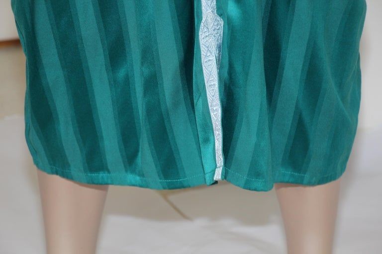 Moroccan Vintage Gentleman Emerald Green Caftan