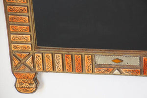 Large Moroccan Arched Moorish Mirror Inlaid