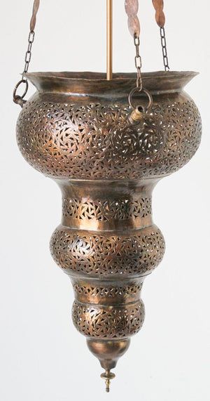 Moroccan Hanging Brass Chandelier Andalusian Moorish Style