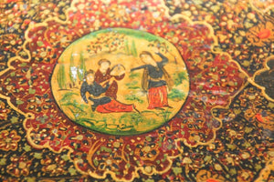 Hand Painted Middle Eastern Qajar Style Picture Photo Album