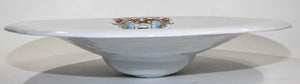 Vintage Talavera Large Stoneware White Bowl Spain